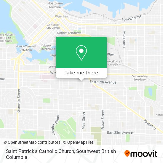 Saint Patrick's Catholic Church plan