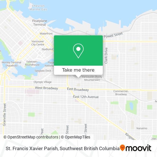 St. Francis Xavier Parish plan