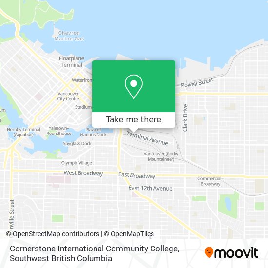 Cornerstone International Community College map