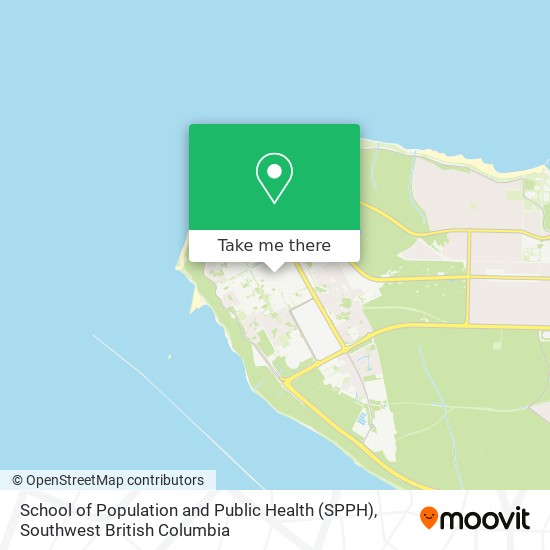 School of Population and Public Health (SPPH) map