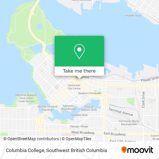 Columbia College map