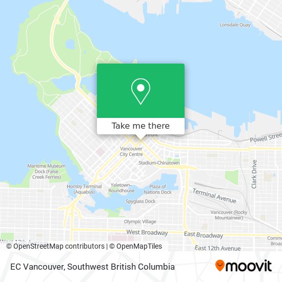 EC Vancouver map