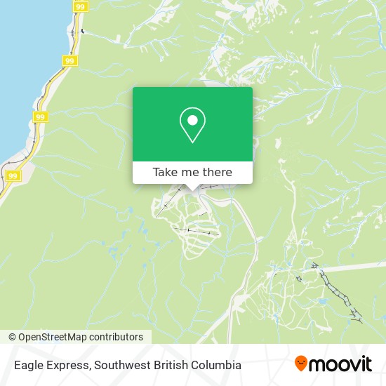 Eagle Express map