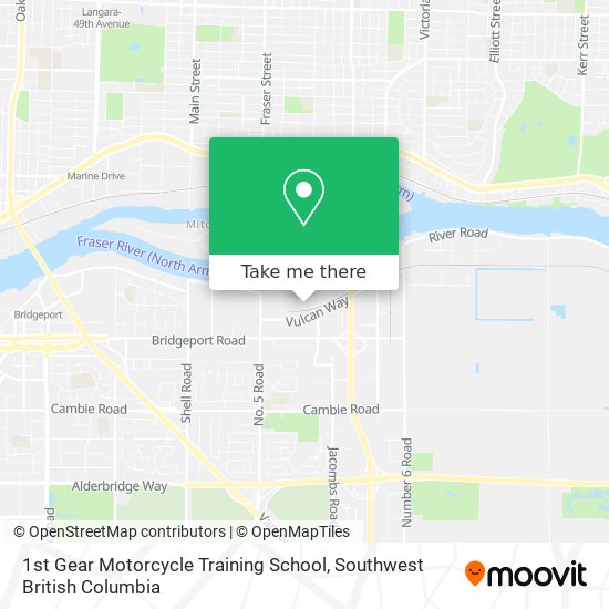 1st Gear Motorcycle Training School map