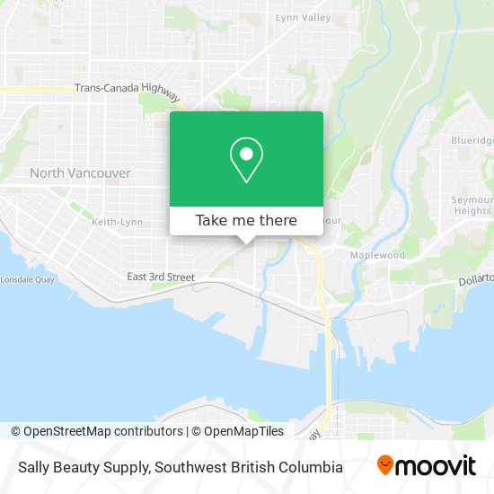 Sally Beauty Supply map