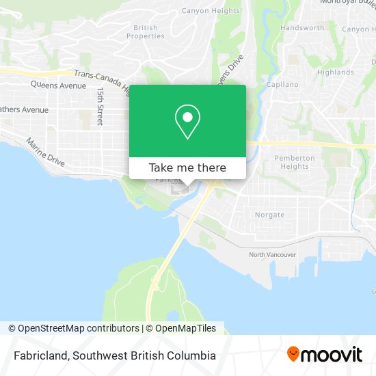 Fabricland map