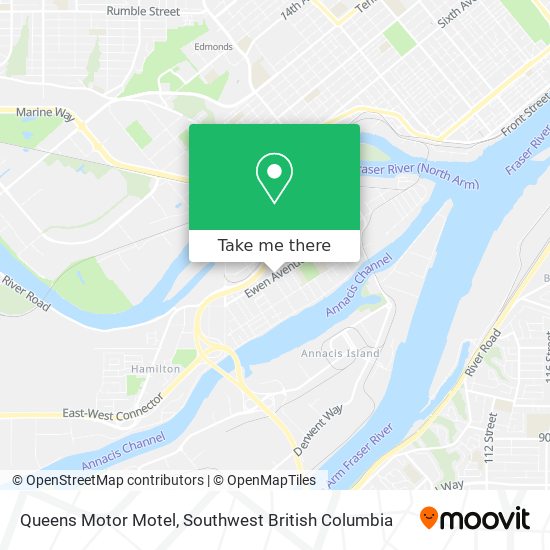 Queens Motor Motel map