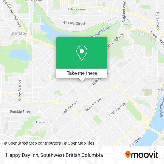 Happy Day Inn map