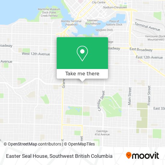 Easter Seal House map