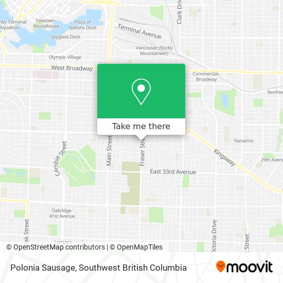 Polonia Sausage map