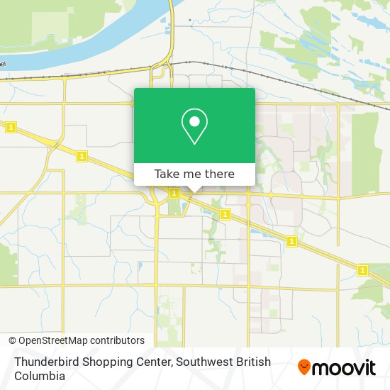 Thunderbird Shopping Center map