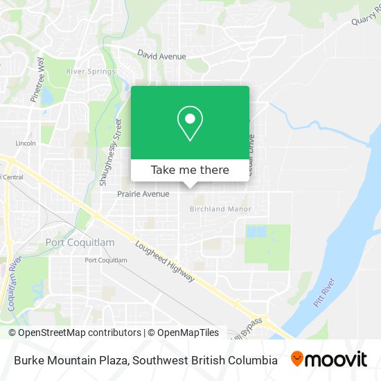 Burke Mountain Plaza map