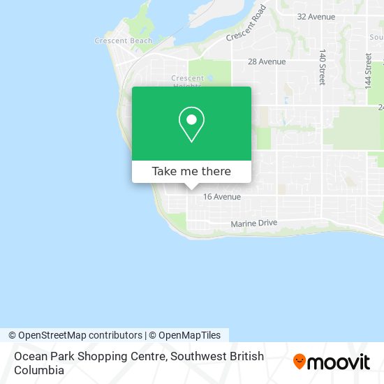 Ocean Park Shopping Centre plan