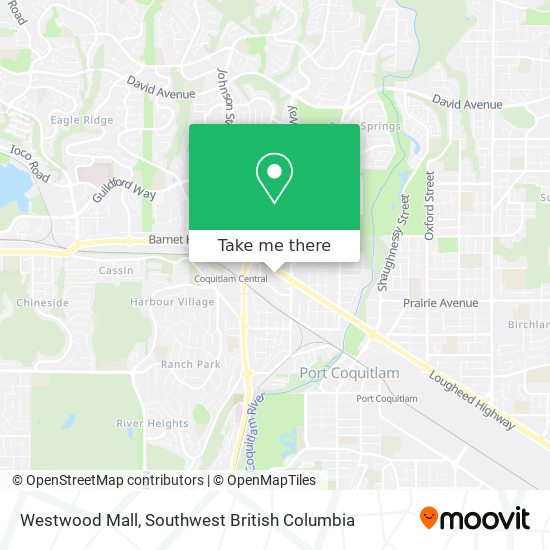 Westwood Mall map