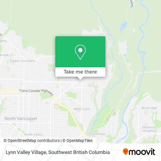 Lynn Valley Village map