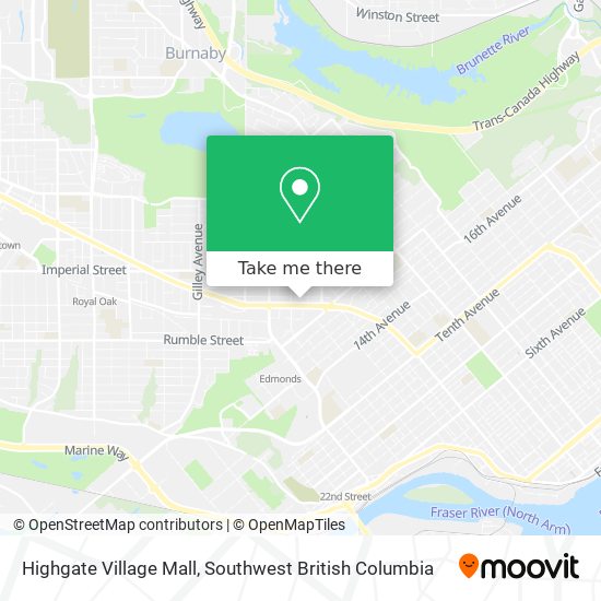 Highgate Village Mall map