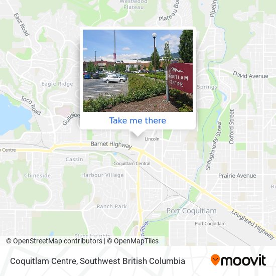 Coquitlam Centre map