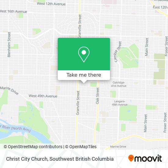 Christ City Church map