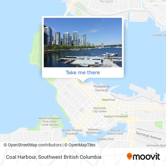 Coal Harbour map