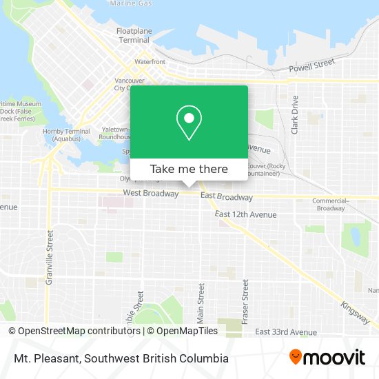 Mt. Pleasant map