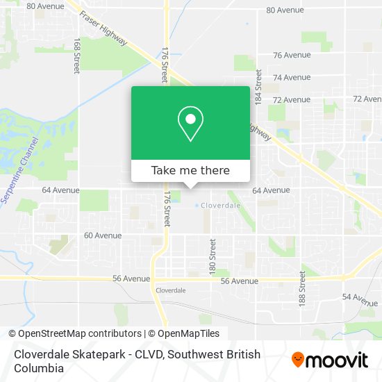 Cloverdale Skatepark - CLVD map