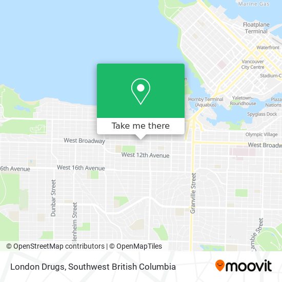 London Drugs map