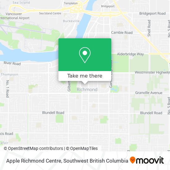 Apple Richmond Centre map