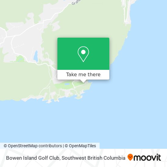Bowen Island Golf Club map