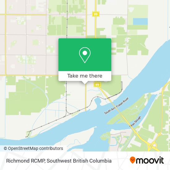 Richmond RCMP map