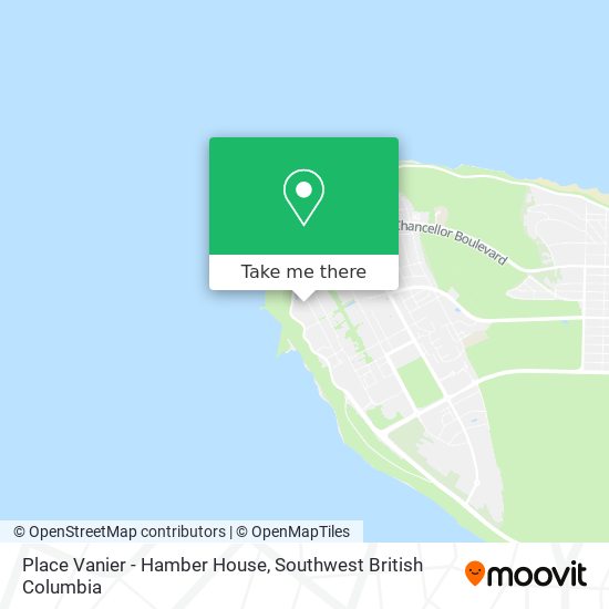 Place Vanier - Hamber House map