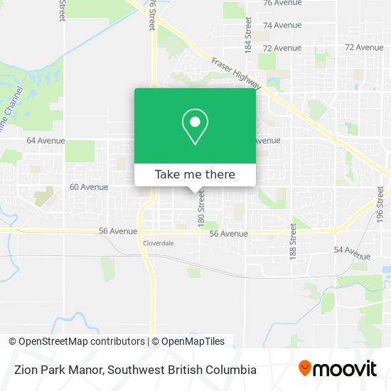 Zion Park Manor map