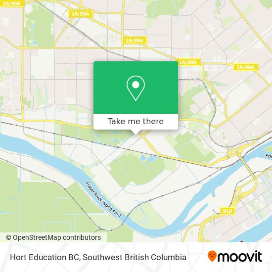 Hort Education BC map
