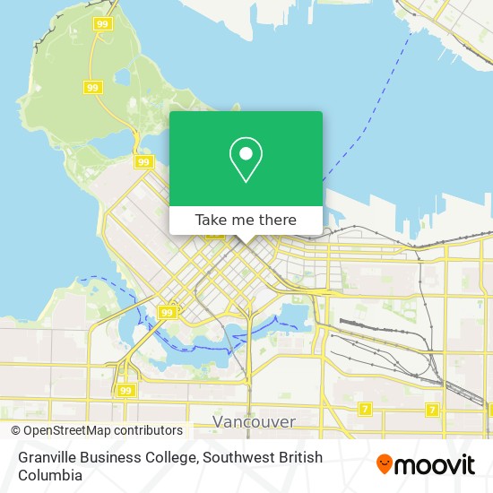 Granville Business College map