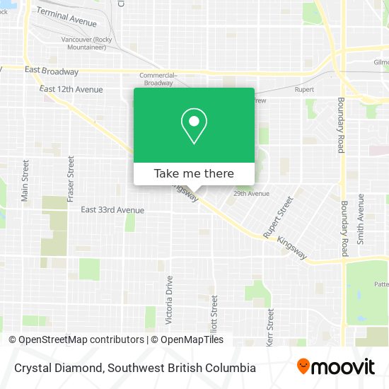 Crystal Diamond map