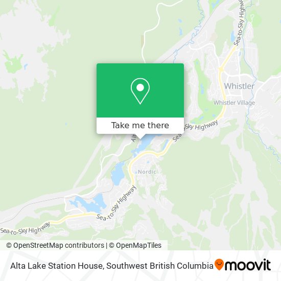 Alta Lake Station House map