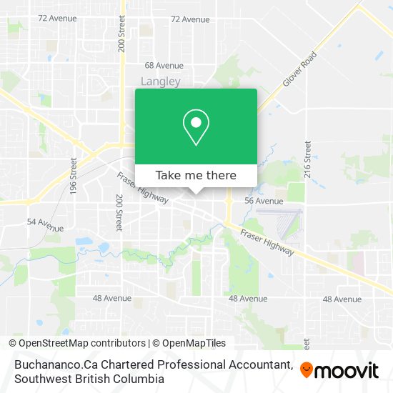 Buchananco.Ca Chartered Professional Accountant map