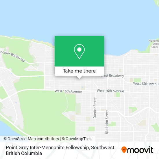 Point Grey Inter-Mennonite Fellowship plan