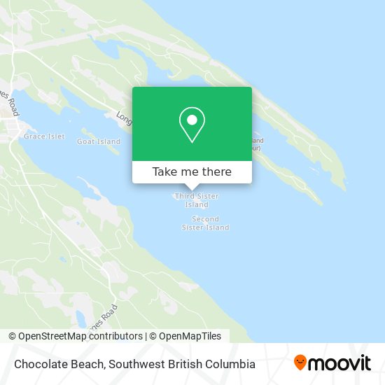 Chocolate Beach map
