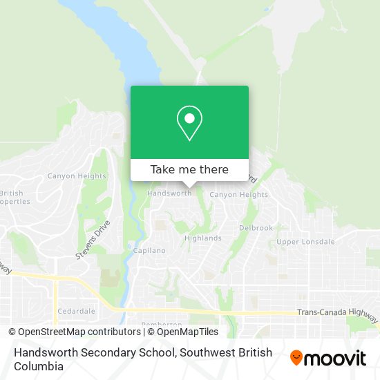 Handsworth Secondary School map