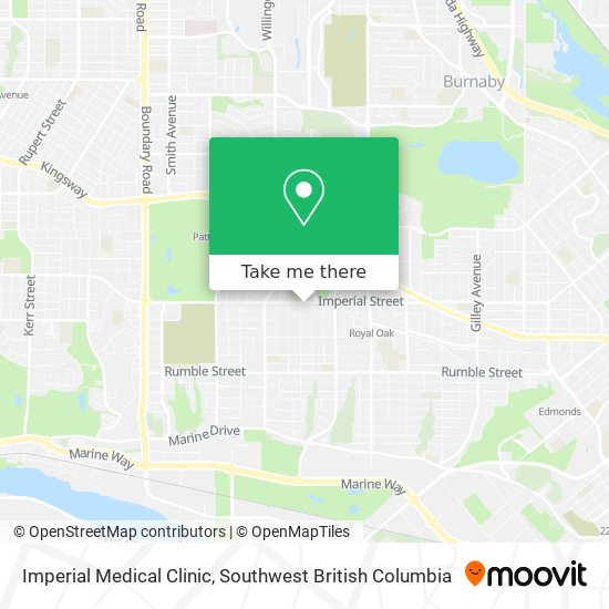 Imperial Medical Clinic map