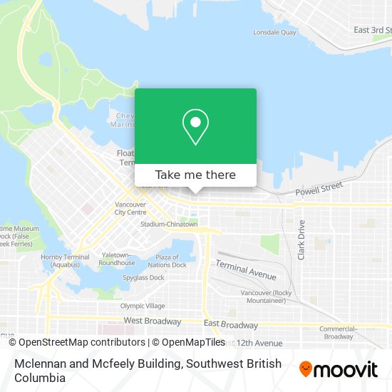 Mclennan and Mcfeely Building map