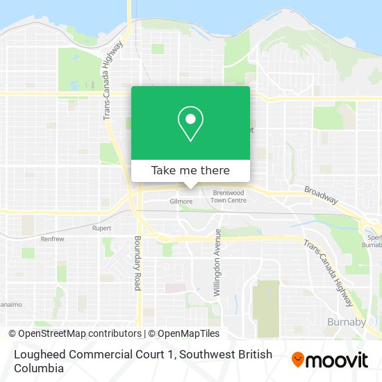 Lougheed Commercial Court 1 plan