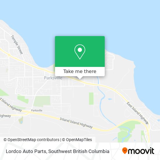 Lordco Auto Parts map