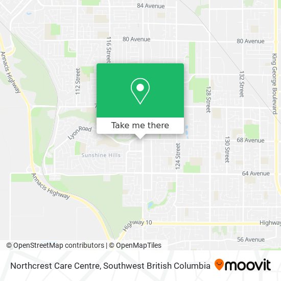 Northcrest Care Centre map