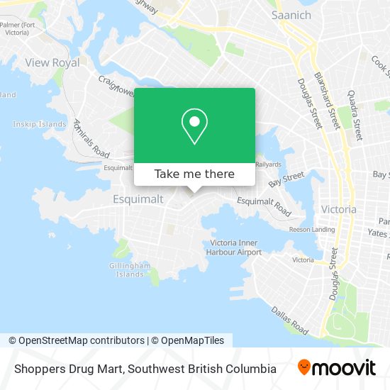 Shoppers Drug Mart map