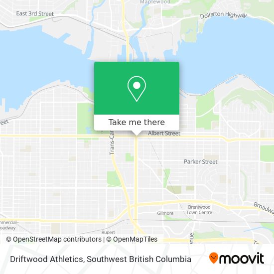 Driftwood Athletics map