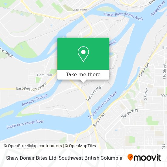 Shaw Donair Bites Ltd map