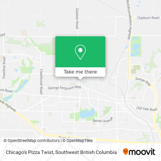 Chicago's Pizza Twist map