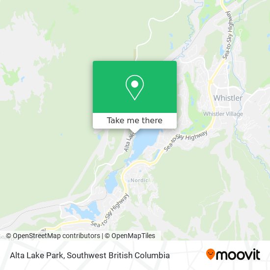 Alta Lake Park map