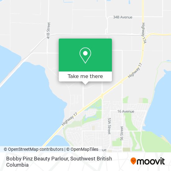 Bobby Pinz Beauty Parlour map